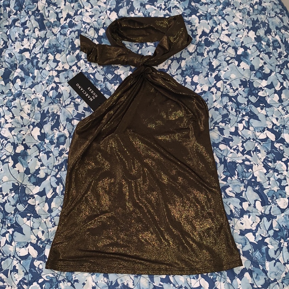 Marciano | Metallic Halter Top - Picture 3 of 8
